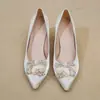 Sapatos Versáteis Profissionais Cor Champanhe Boca Rasa Fivela de Metal Sexy 2025 Novos Salto Alto Bico Fino Stiletto Sapatos da Moda