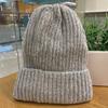 Chapéu À Prova de Frio Outono e Inverno Chapéu de Lã Feminino Chapéu de Tricô Coreano Cor Sólida Versátil Feminino Chapéu Quente Espessado com Forro de Lã Masculino