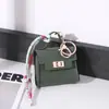 Mini carteira, acessório de bolsa de luxo leve, mini bolsa de platina, chaveiro de carro fofo e criativo, estojo para batom e fones de ouvido