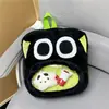 Bolsa de Dolor de Boca Grande Linda Modelo Nuevo 2026 Bolsa de Gato Negro Mochila para Niñas al por Mayor Mochila Escolar Juguete de Máquina de Garra