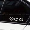 Adesivo de carro em forma de coração em mosaico Pixel Love Decoração de janela de carro Adesivo à prova d'água Adesivo de motocicleta Adesivo para laptop