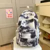 Mochila Tie-Dye Original da Moda Personalizada para Homens e Mulheres, Bolsa Versátil para Estudantes Universitários, Mochila para Alunos do Ensino Fundamental, Grande Capacidade