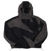 Abrigo de Invierno Nuevo Estilo Americano Y2K para Mujer, de Cachemira con Capucha, Bloques de Color, Corte Holgado, Parte Superior Cálida, Estilo Callejero
