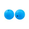Cuentas de Silicona de 15 mm, Redondas para Pulsera de Abalorios DIY, Llavero, Accesorios para Joyería, Cuentas Sueltas al por Mayor en Stock