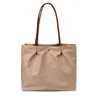 Bolsa Tote Casual Simples para o Dia a Dia de Mulheres 2025 Outono Nova Nylon Nicho Leve Tendência Bolsa de Ombro Único Axila