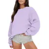 Sudadera Casual de Cuello Redondo con Forro de Polar Más Vendida de Amazon para Mujer, Top Holgado de Comercio Exterior Transfronterizo para Parejas, Tendencia de Moda Urbana