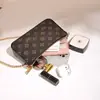 Bolso Pequeño Mk F para Mujer 2026 Nuevo Moda Primavera y Verano Bolso de Moda para Mujer Bolso Cruzado Bolso de Hombro Cadena Estampada Bolso Cuadrado Pequeño