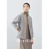 Novo Estilo Outono e Inverno 2026 Casaco Curto Casual de Lã de Cordeiro para Mulheres, High-End, Corte Amplo, Emagrecedor, Estiloso, Quente, Top Color-Blocked