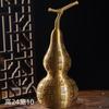 Dinghao Latón Cien Bendiciones Calabaza Artesanía Metálica Calabaza de Fuego Nueve Púrpura Cien Bendiciones con el Carácter 'Cien Bendiciones' Calabaza de Cobre con el Carácter 'Qilin'