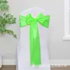 Cintas de Satén para Venta al por Mayor de Comercio Exterior, Decoraciones Florales para Respaldo de Sillas de Banquete y Boda, Fundas para Sillas, Lazos para Sillas, Cintas de Satén, Cintas de Seda