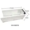 Estante para platos de cocina DAISO japonés, organizador de tazones y platos, escurridor, caja de almacenamiento para uso doméstico