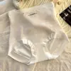 Bragas Sexys Transpirables para Mujer de Talle Alto Talla Grande con Encaje de Malla Jacquard Patchwork Seda Helada Control de Abdomen Elevación de Cadera Sin Costuras