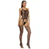 Las Lencerías Sexys Más Vendidas de Amazon, con Cuello Halter, Mono con Abertura en la Entrepierna, Medias de Red Jacquard, Pijama Sexy 8972