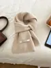 Cachecol Tricotado de Lã Misturada de Alta Qualidade, Macio e Ceroso, para Mulheres, Outono e Inverno, Novo Cachecol de Luxo, Fabricante, Atacado Transfronteiriço