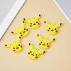 Patch Adesivo Macio de PVC de Desenho Animado Criativo Texto Pikachu Desenho Animado Marvel Chaveiro Pingente Acessórios