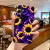 Adecuado para funda de teléfono Samsung S26 Ultra, funda protectora A57, funda suave de TPU de girasol colorido S24, funda personalizada S25 PLUS