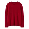 Suéter de Cashmere 100% Puro Novo Estilo Outono/Inverno 2026, Padrão Trançado Onda Quente, Pulôver Versátil de Gola Redonda para Mulheres, Roupa de Baixo