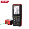 Telêmetro a Laser Deli Dl331100L 100m Luz Verde Voz Bateria de Lítio Telêmetro Portátil Laser Alta Precisão