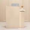 Balcão de caixa para pequenas lojas, balcão de bar comercial simples e moderno para lojas de conveniência, mesa de bar moderna, balcão de checkout para lojas de roupas