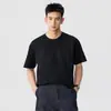 Camiseta Minimalista Estilo Old Money para o Dia a Dia com Bordado de Letra 3D, Manga Curta Respirável, Caimento Solto, Tamanho Grande, Novo Modelo Verão 2026
