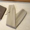 Pantalones de Cachemir para Hombre, 100% Cachemir Puro, Moda Otoño e Invierno Nuevo, de Cintura Alta, Tejido Grueso Cálido, Pantalones Tipo Zanahoria