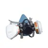 Máscara de Gas, Mascarilla para Polvo, Mascarilla de Silicona Específica para Pintura en Aerosol, Protección Química, Protección contra Polvo Industrial, Máscara de Gas con Carbón Activado