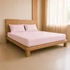 Sábana bajera individual de algodón de fibra larga de Xinjiang, grado 40A, 100% algodón, protector de colchón de algodón puro, funda de colchón para dormitorio de estudiante, funda de almohada, estilo ins
