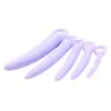 Tapón Anal de Luna Morado Anillo de Tracción Dilatador Anal Posterior para Hombres y Mujeres Juguetes Sexuales de Masturbación Tapón Anal Crisantemo
