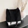 Bolsa de Veludo Tendência Grande Capacidade para Mulheres 2026 Nova Moda Bolsa de Trabalho Elegante Bolsa de Ombro Tote Grande