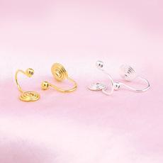 热卖耳钉改耳夹耳环转换神器日韩流行新款蚊香盘U形夹耳饰品配件