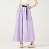 Pantalones de Secado Rápido para Mujer 2026, Frescos y Ligeros, Pantalones Casuales Transpirables, Pantalones tipo falda cropped holgados de pierna ancha con protección solar, Estilo delgado de verano