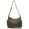 Bolsa de ombro feminina de grande capacidade transfronteiriça 2026, tecido de nylon, bolsa crossbody de alta estética fashion, bolsa tote leve para o dia a dia