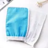 Toalla de baño casual colorida, guantes de baño esmerilados de doble cara, cuidado del baño, descontaminación, frotación de espalda, guantes de baño exfoliantes