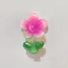 Novo Prendedor de Bico de Pato Girassol, Super Fofo e Doce, Pequeno Prendedor de Cabelo Transparente de Girassol para Franja Lateral, Acessório de Cabelo da Moda para Mulheres