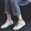 Zapatos Blancos con Margaritas para Mujer Celebridad de Internet Combinan con Todo Básicos Estilo Coreano Primavera 2020 Zapatillas de Deporte Planas de Moda Uber k999