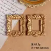 Moldura de Foto Pequena em Relevo Acessórios de Resina Barroco Cola Creme Decoração DIY para Capa de Celular Adereços Moldura de Foto Mini Retrô
