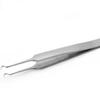 Pinza grande para puntos negros, pinza de acero inoxidable para el acné, pinzas de algodón médicas, aguja de belleza para el acné.