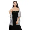 Chal Bordado de Estrella y Luna de Alta Calidad Transfronterizo Novia Vestido de Boda Vestido de Noche Cheongsam Chal para Mujer
