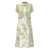 Nuevo Estilo Chino Madre Verano Vestido Traje Vestido 2024 Nuevo Estilo Temperamento Mediana Edad y Ancianos Verano Guofeng Vestido de Dos Piezas