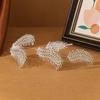 Joyería transfronteriza para novia, tocado de hojas de árbol de plata con diamantes de imitación coreanos, accesorios para el cabello de boda, accesorios para vestidos, accesorios.
