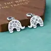 Nuevo Colgante de Elefante Auspicioso Sólido de Plata de Ley S925 Estilo Chino Colgante de Elefante Auspicioso Pulsera Collar DIY