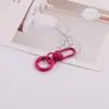Pingente Chaveiro Mola Colorida 20mm com Fivela de Porta para Artesanato com Miçangas Perler, Figura de Boneca, Enfeite, Acessórios para Chaveiro