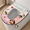 Almofada Impermeável Dupla Face para Assento de Vaso Sanitário com Aromaterapia Integrada, Capa Impermeável com Zíper para Assento de Vaso Sanitário, Capa para Assento de Vaso Sanitário sem Lavagem, Adequada para Todas as Estações