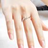 Anillo de Perla Natural de Oro Real de 18K Chapado en Cobre, Anillo Simple y Versátil, Anillo de Plata de Lujo Accesible a la Moda para Mujer