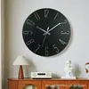 Relógio de Parede de 12 Polegadas 30cm para Uso Doméstico, Relógio Simples para Sala de Estar, Relógio de Quartzo Moderno, Não Requer Furação