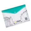 Bolsa para archivo A4 personalizada Bolsa para archivo PP transparente esmerilada Color personalizado A5 Bolsa para exámenes de estudiante de dibujos animados Impresión de LOGOTIPO