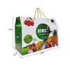 Caja de embalaje de frutas caja corrugada fija caja portátil caja de regalo fabricación de cajas de color cartón caja de regalo de especialidad local impresión de logotipo