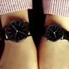 Reloj Estilo Coreano Xiaoya para Estudiantes Mujeres, Correa de Cuero, Reloj de Cuarzo Simple para Hombres, Reloj de Pareja 1251