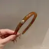 Faixa de Cabeça Simples Padrão Ouro 2025 Novo Lavagem de Rosto e Pressão para Cabelo Faixa de Cabeça Elegante Versátil Grampo de Cabelo de Gel Antiderrapante Acessórios para Cabelo