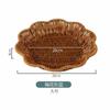 Cesta de Lanches de Rattan Sintético Prato de Batatas Fritas de Rattan Prato de Frutas Sala de Estar Doméstico Prato de Lanches de Amendoim e Frutas Secas Cesta de Legumes para Fondue